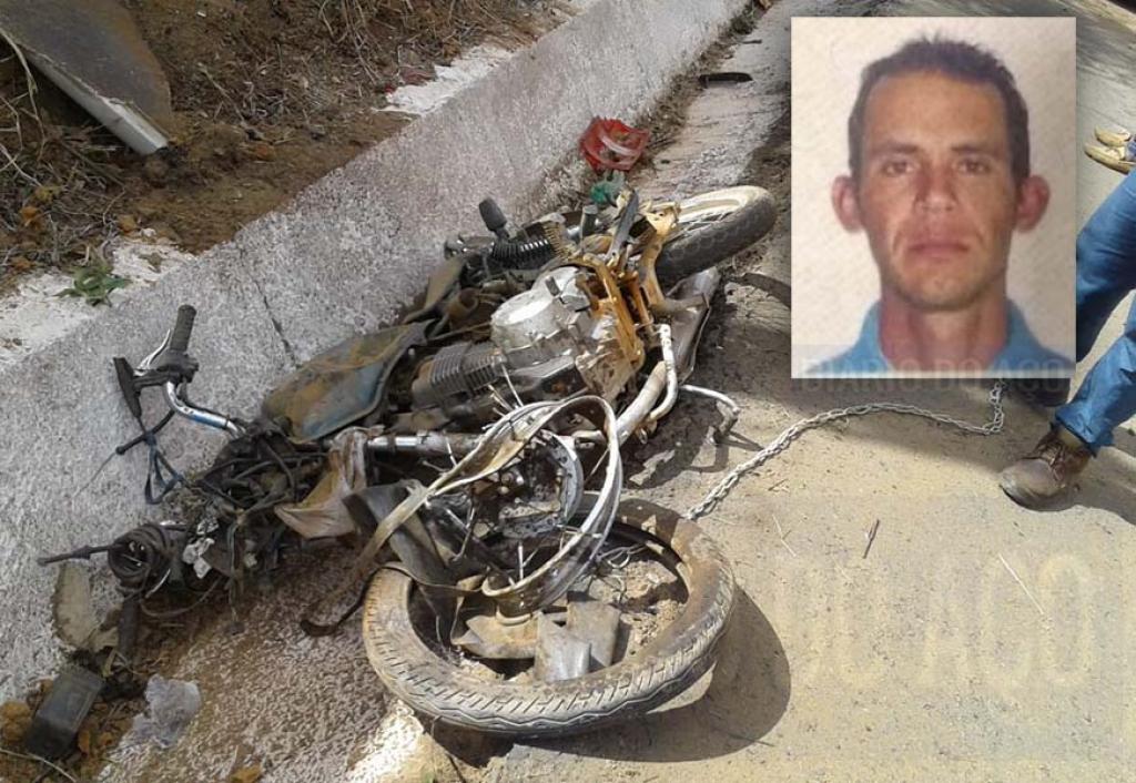 Ronaldo Pereira de Aguiar morreu no local do acidente