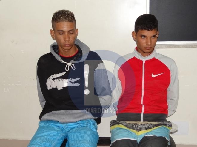 Victor e César foram encaminhados para a delegacia de Polícia Civil