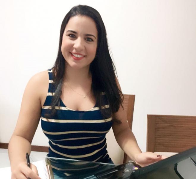 Hoje, Fernanda também está cursando a especialização com uma bolsa de estudo em Gestão de Qualidade