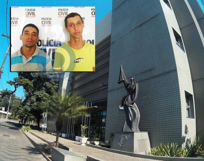 Levados a julgamento pelo Juri Popular em Ipatinga, Vennon (E) pegou 14 anos e Izaías 10 anos 