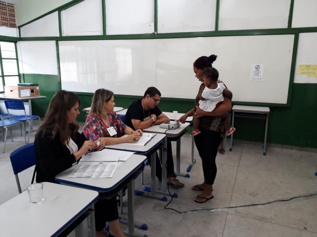 Seção de votação bairro Santo Helói Cel. Fabriciano