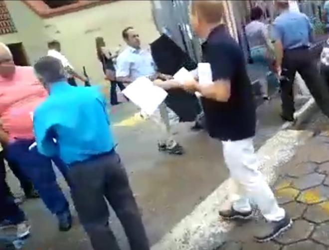 O caso ocorreu em frente à Catedral de São Sebastião, no Centro, em Coronel Fabriciano