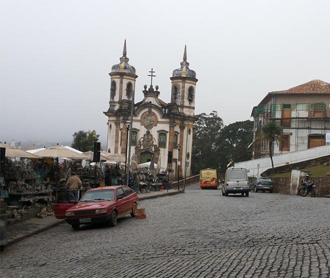 A Igreja de São Francisco, em Ouro Preto, destaque na obra de Aleijadinho