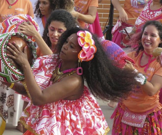 Mestra Joana na Ala de Agbê, no 3º Encontro Nacional em Sorocaba