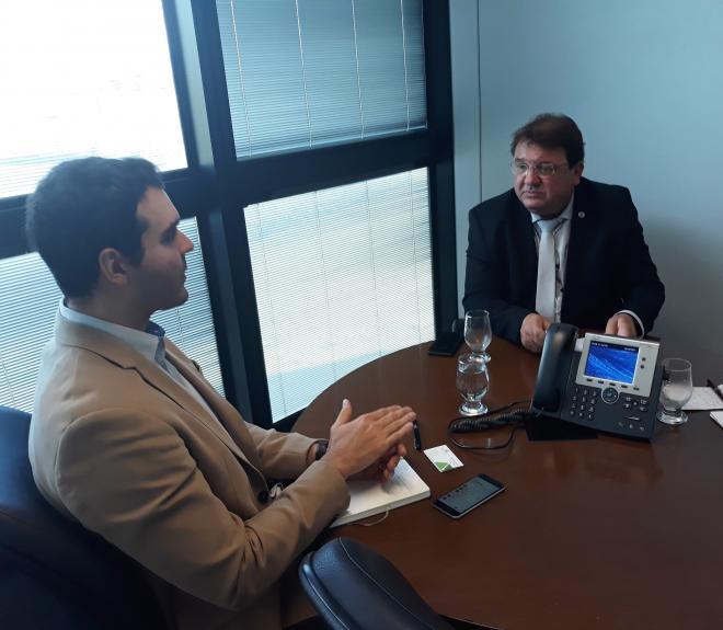 Reunião essa semana, na Semad, tratou do licenciamento para a obra de pavimentação da estrada Revés do Belém-Vargem Alegre