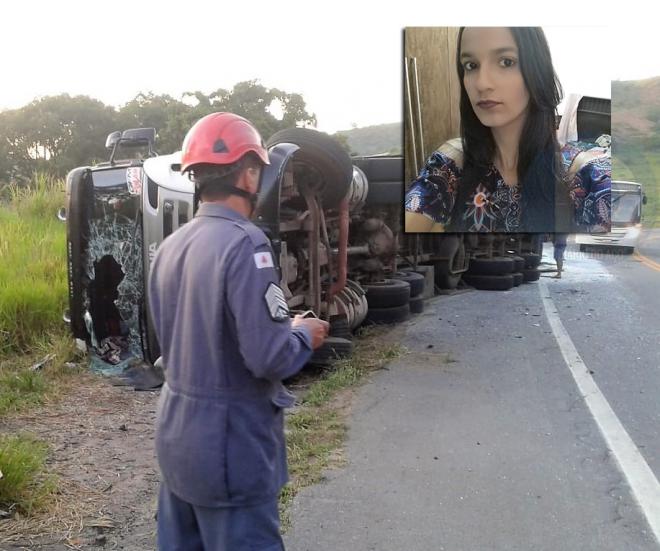 No acidente morreu Ana Cristina Mattias Teixeira, de 26 anos, passageira e noiva do motorista