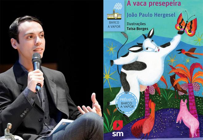 João Paulo Hergesel e o livro vencedor do Barco a Vapor 2018