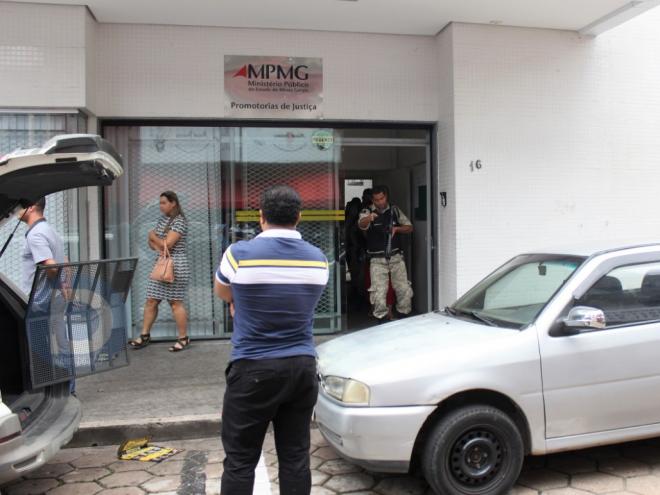 Sede do MP, onde também funciona o Gaeco, no Centro de Ipatinga, esteve movimentada essa semana, com depoimentos 
