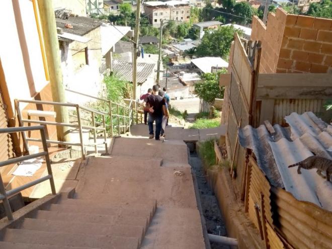 Estão previstos investimentos da ordem R$ 1,1 milhão para as intervenções na parte alta do bairro São Domingos