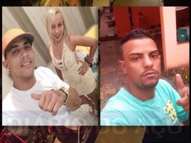 Junio Alves, 29 anos, Helizecristian Graziela, de 30 anos e Woshington de Freitas, de 26, foram assassinados na noite de sábado 