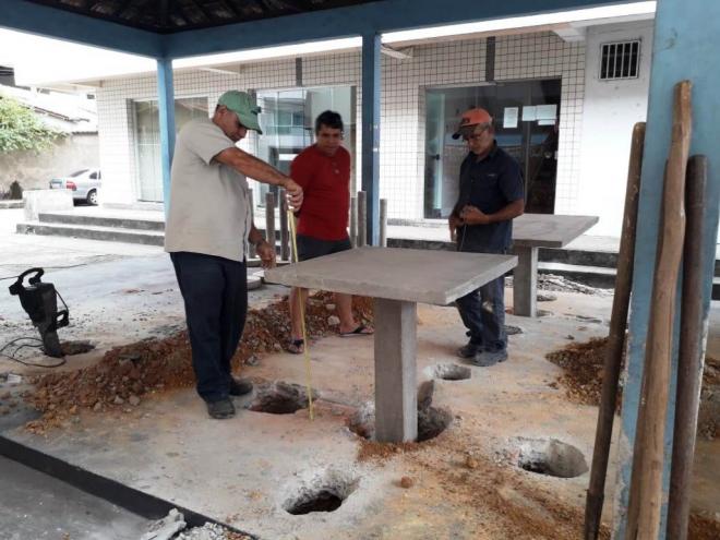 Obras na praça Joaquim Vicente Andrade devem ser finalizadas em dez dias