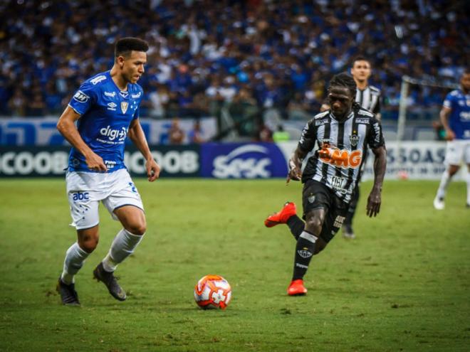 Marquinhos Gabriel marcou o primeiro gol da vitória celeste