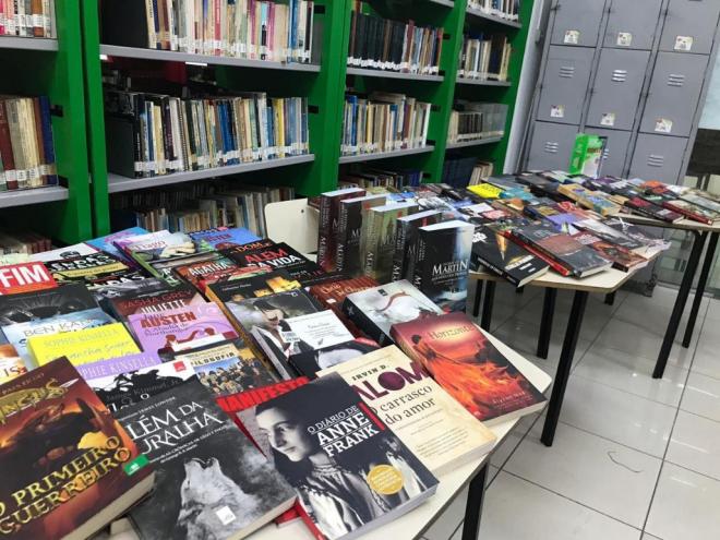 Com a nova aquisição, Biblioteca possui atualmente cerca de 25.500 itens, dentre livros, CD's e DVD's