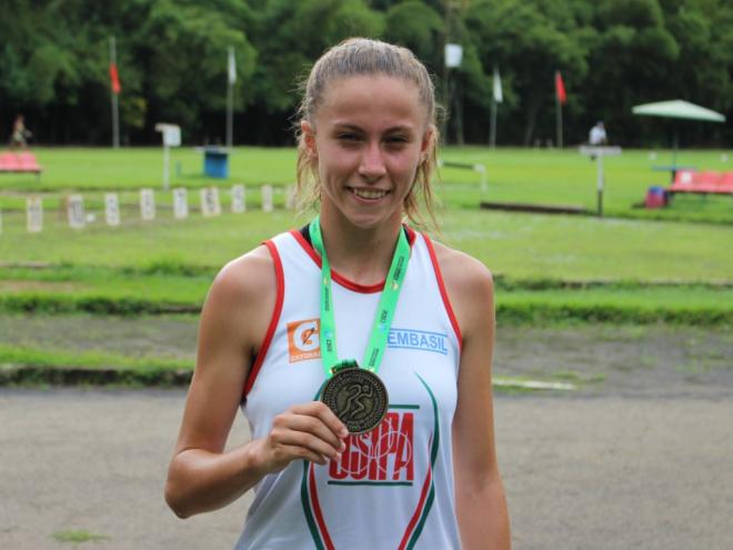 Atleta da Usipa conquistou o terceiro lugar na prova de 100m rasos 