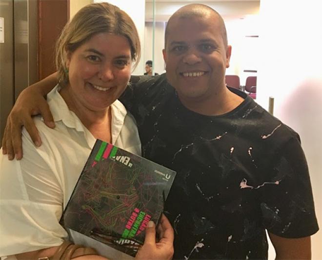 Solanda Steckelberg, subsecretária de Cultura de Minas Gerais, e Wenderson