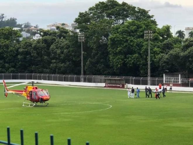 Menino de 6 anos foi transferido com queimaduras graves para hospital na capital mineira 
