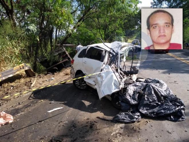 O motorista Luan Marcell Gusmão Campos, de 28 anos, não resistiu ao impacto da batida e morreu na hora