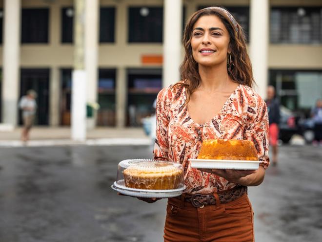 Juliana Paes estrela a novela ?A Dona do Pedaço?, na qual interpreta Maria da Paz, que faz bolos como ninguém