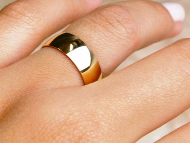O alvo do criminoso foi a aliança de casamento