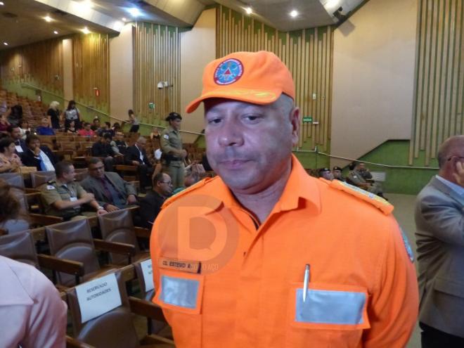 O comandante-geral Edgard Estevo afirmou que há um plano de contingência para um possível rompimento da barragem em Barão de Cocais  