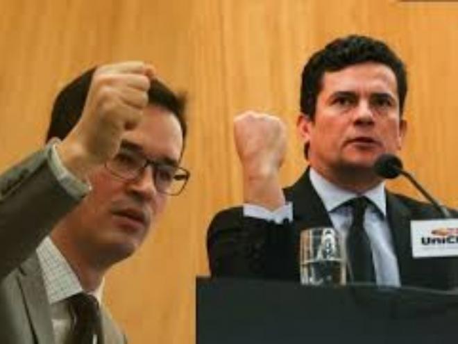O promotor do MPF,  Deltan Dallagnol, e o atual Ministro da Justiça, Sergio Moro