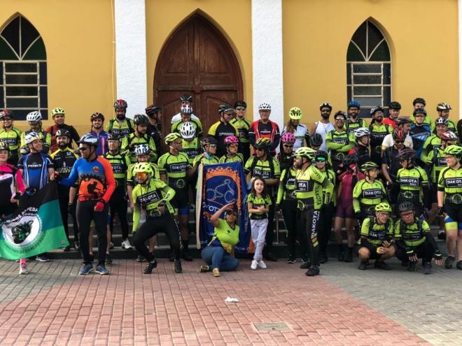 Ao todo, os ciclistas percorreram 52 quilômetros no desafio da Serra da Viúva