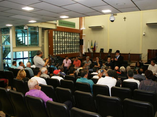 A reunião dos representantes da sigla MDB ocorreu na Câmara de Ipatinga 
