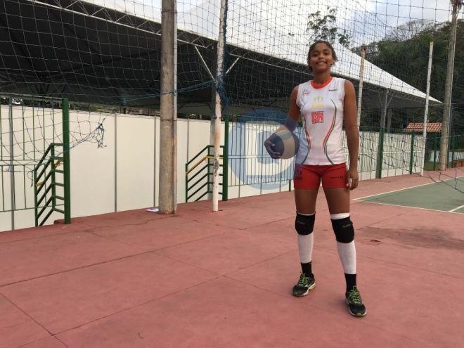 Eloise Camile de Assis Silva, de 13 anos, vê no projeto e nas ações da Usipa uma oportunidade de ser alguém no futuro.