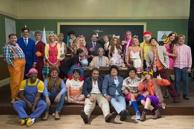 Os alunos da nova “Escolinha do Professor Raimundo” vão alegrar as tardes dominicais da Globo a partir do dia 28
