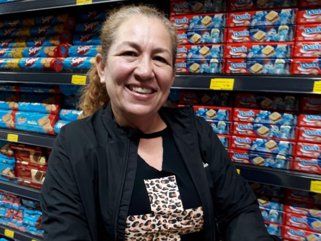 Josenália Morais gostou da forma como a loja foi apresentada 