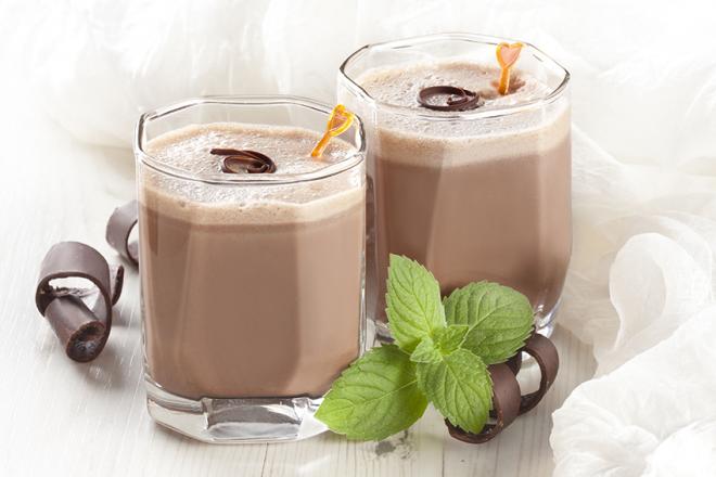 Batida de Chocolate é bebida relaxante. Bom para tomar no final da tarde!