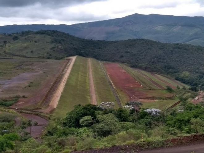 Barragem em montante 