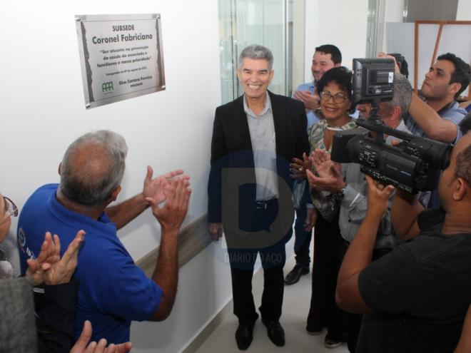 Presidente Elias Caetano recebeu diretoria, associados, lideranças e imprensa para inauguração da subsede