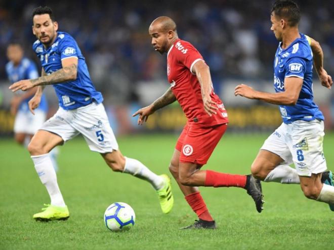 O Cruzeiro perdeu por 1 a 0 para o Internacional 