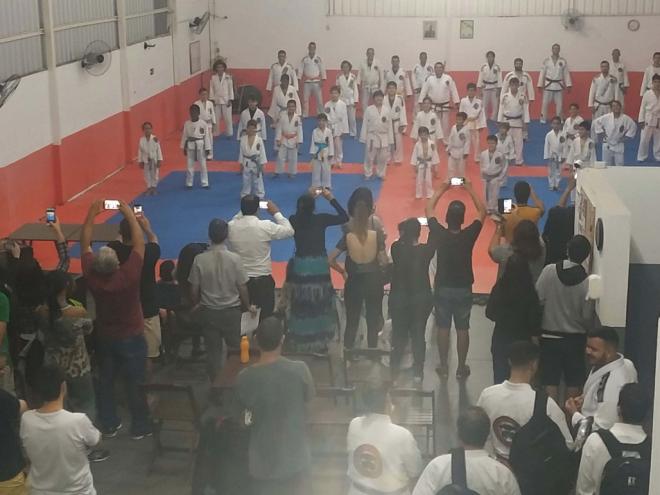 O evento realizado na última semana contou com a presença de familiares dos atletas