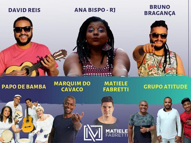 Vários artistas vão animar o público no Samba Retrô
