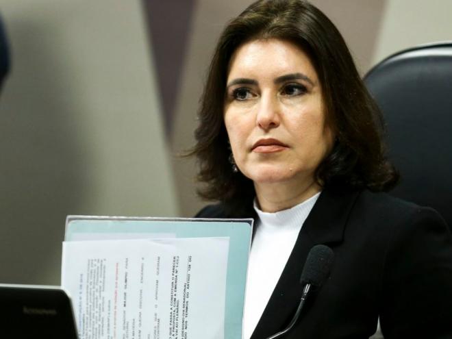 Presidente da Comissão de Constituição e Justiça (CCJ), senadora Simone Tebet (MDB-MS), 