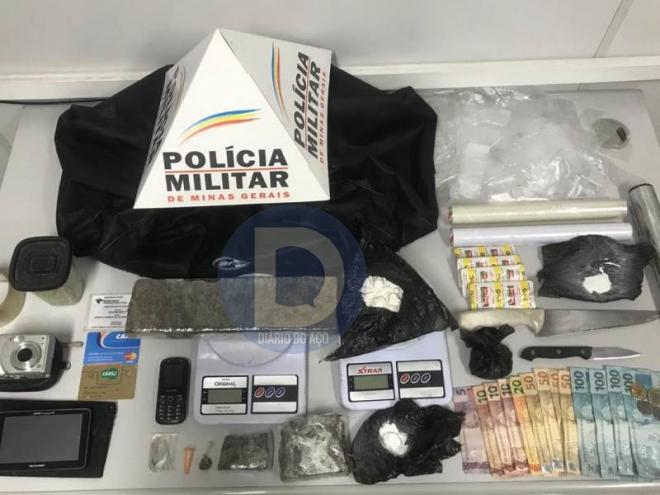 Material foi apreendido na casa onde traficantes preparavam o embalo da droga