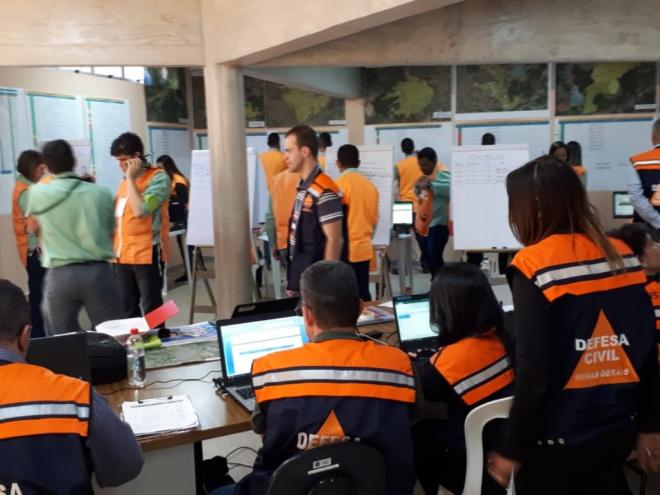 Desde o início de 2019, a Defesa Civil de Minas Gerais já coordenou oito simulados de evacuação de emergência