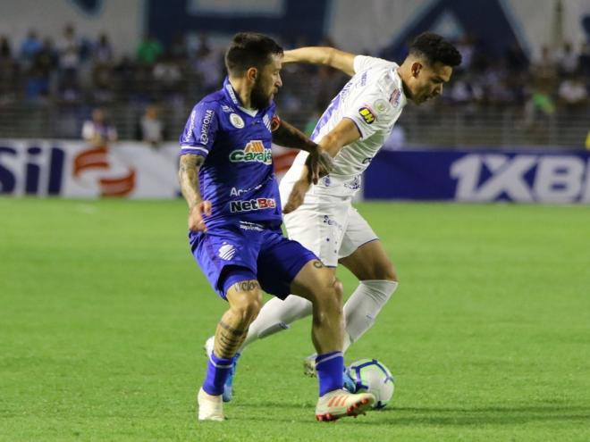 O jogo terminou empatado por 1 a 1