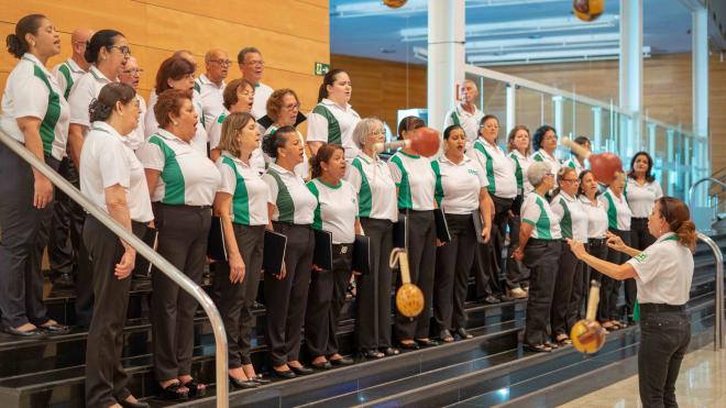 O coral da AAPI abriu o Arte em Família no Musica Brasilis