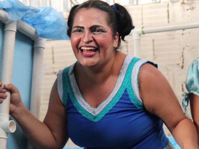 A atriz Claudiane Dias integra o Grupo Farroupilha