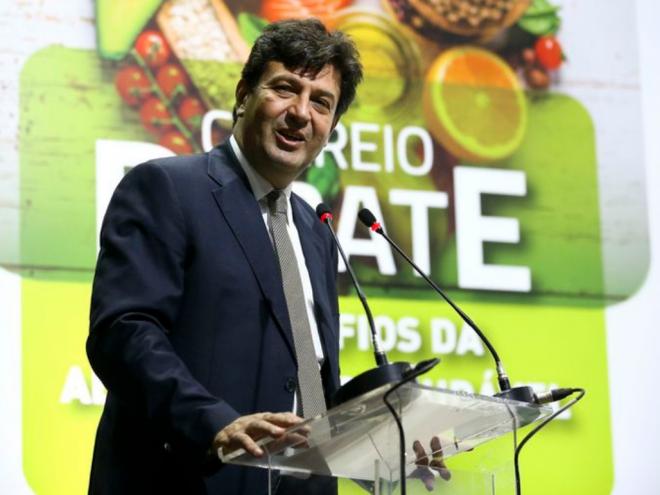 O ministro da Saúde, Luiz Henrique Mandetta