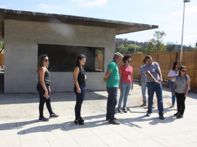 A visita foi feita na manhã de ontem, quando os conselheiros vistoriaram os três módulos de quiosques no Parque