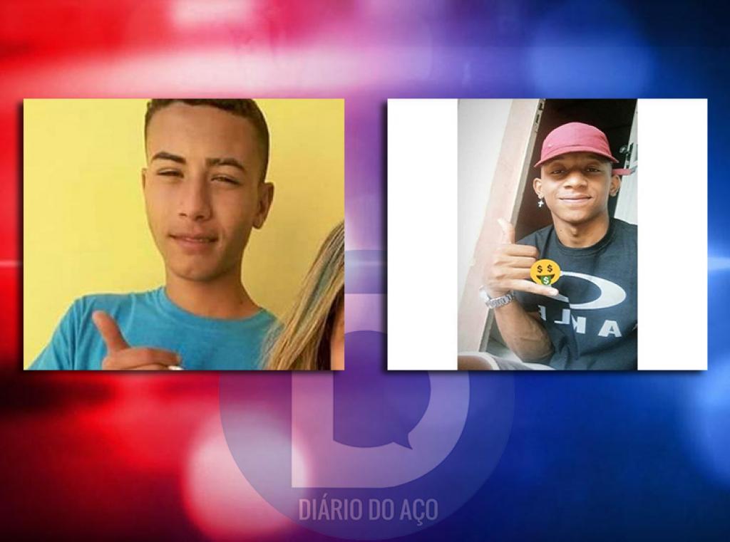 Gabriel Ramos e Pedro Henrique foram encontrados com o corpo crivado de projéteis de arma de fogo