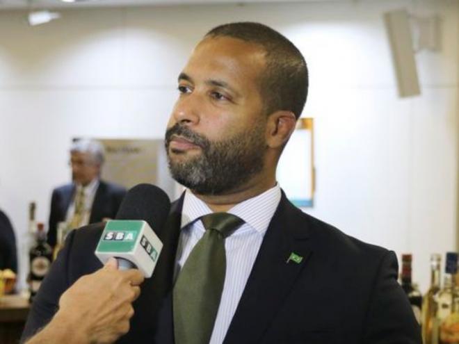 Diretor executivo do Instituto Brasileiro da Cachaça (Ibrac), Carlos Lima, durante lançamento do Anuário da Cachaça, em Brasília 
