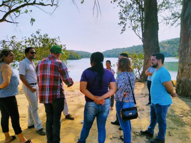 Durante reunião, ficou definido que a água da lagoa será analisada, para saber se ela pode ou não ser usada pela população