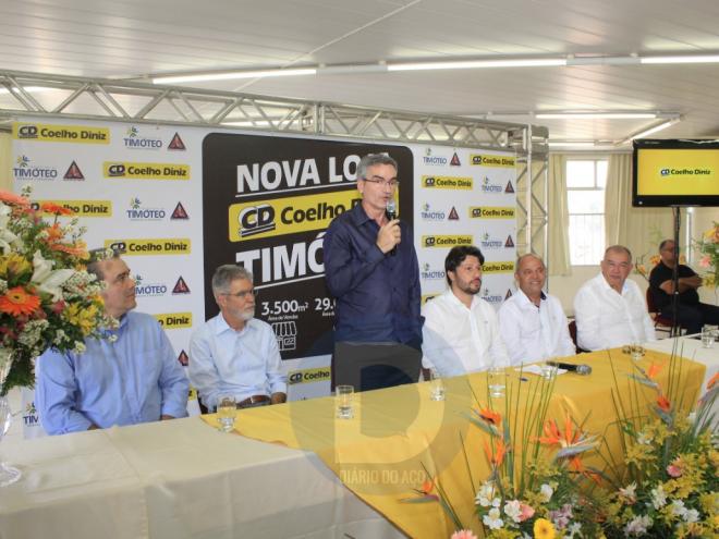 Hercílio Diniz acredita que esta será uma loja da envergadura que a cidade de Timóteo merece