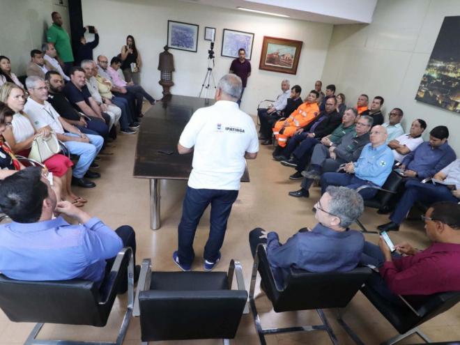Lideranças se reuniram na Prefeitura de Ipatinga para traçar os próximos passos para implantação de unidade da PF na região