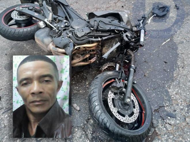Chico do Pastel, de Feira de Santana, Bahia, morreu ao bater a moto que conduzia em um carro na BR-381, em Nova Era (MG)